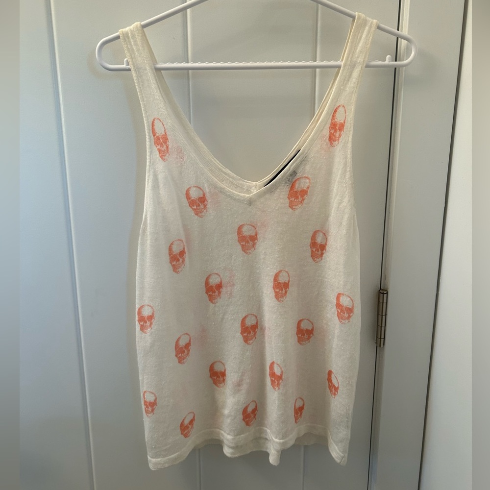 360 Cashmere Skull Tank